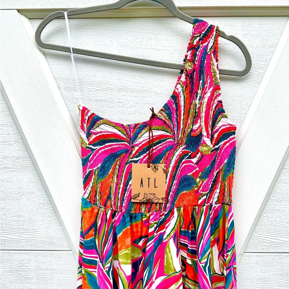 🔥Closet Clearout!🔥 Abel the Label Anthropologie Kelissa One Shoulder Maxi Dress - Picture 2 of 2